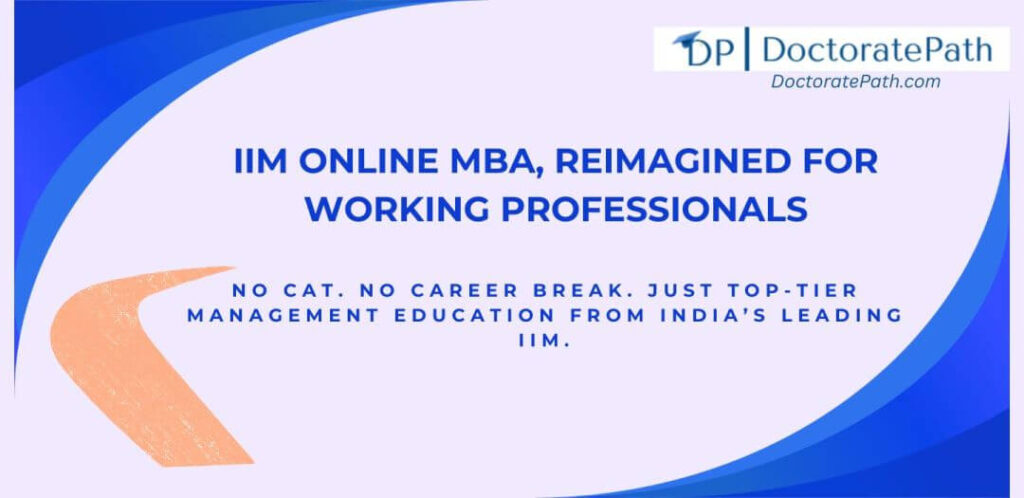 best iim online mba programs