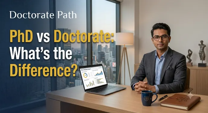 Difference Between a PhD and a Doctorate |DoctoratePath
