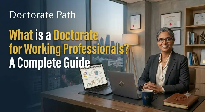 What is a Doctorate for Working Professionals - DoctoratePath